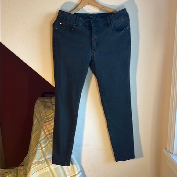 Tahari Chloe Fit Solution Skinny 12/31 Jeans black - Picture 1 of 4